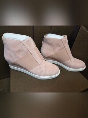 Linea Paolo Felicia Wedge Sneaker Booties in Size 6.5 New In Box (NIB)